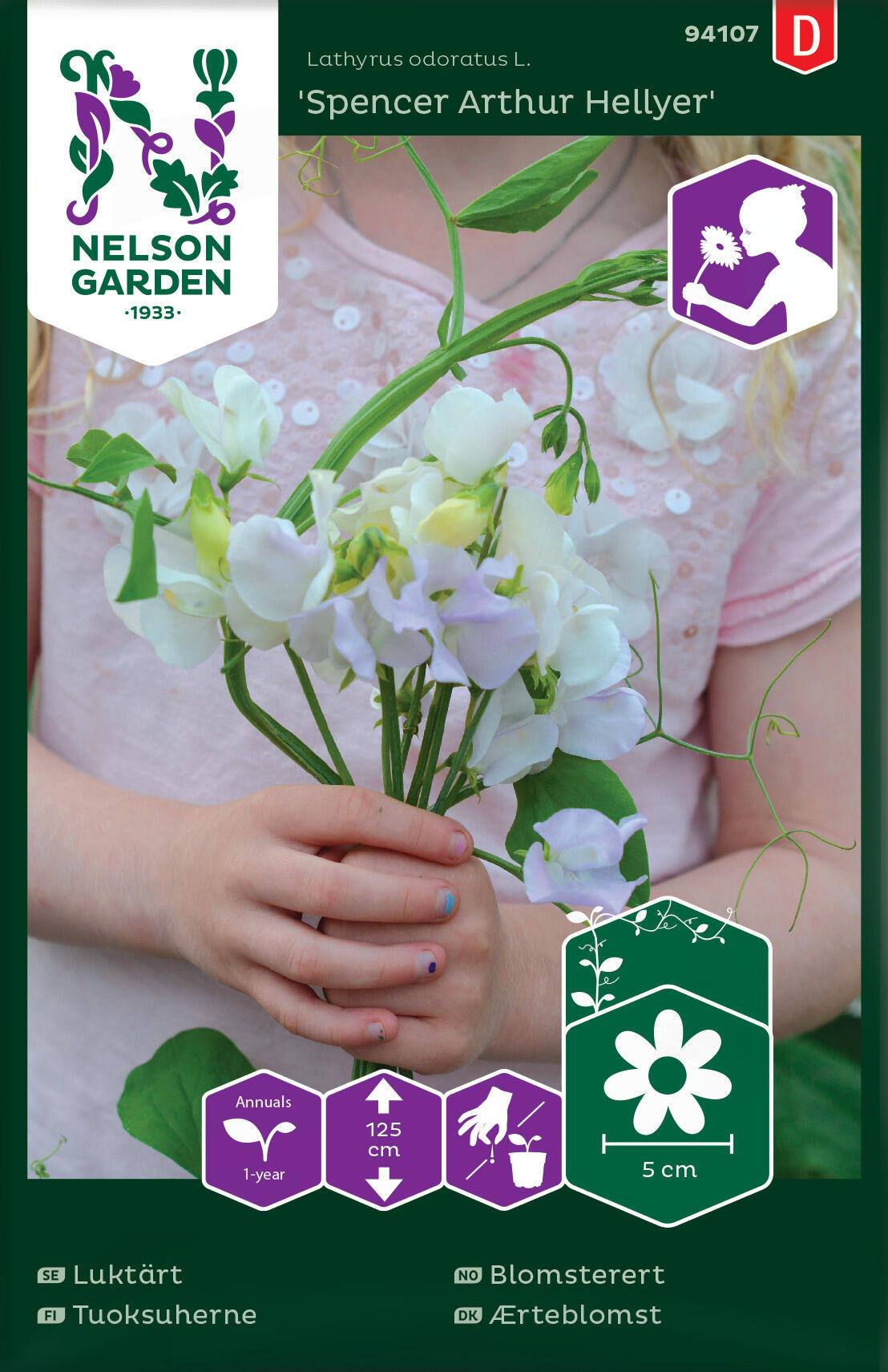 Flower Pea 'Spencer Arthur Hellyer'